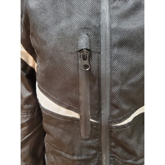 Bilt Men Black Long Sleeve Full Zipper Pockets Logo Motorcycle Jacket Size Small - Picture 4 of 15